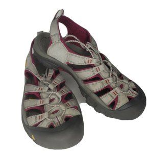 Keen Womens Sandals Waterproof Shoes Tan/Pink 8.5